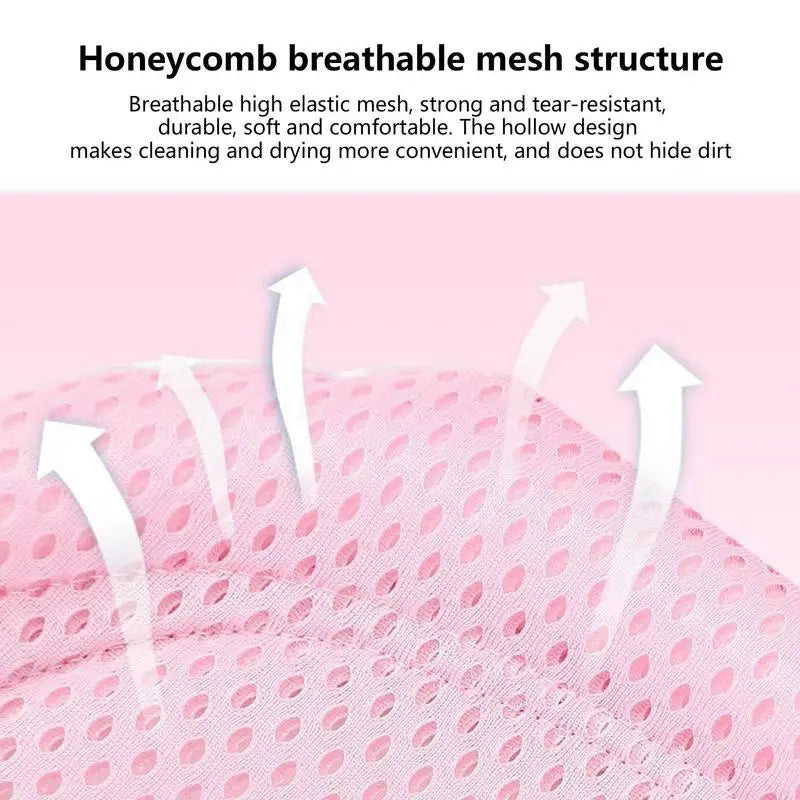 Children Bath Shower Cradle Bed Seat mat Adjustable Cross-shaped Anti-slip Newborn Bath Net Bathtub Pad Protector Accessories