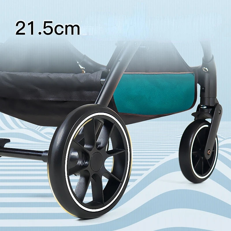 Pet Cart Universal Outdoor Travel Convenient Cat and Dog Travel Cart Foldable Oxford Cloth Aluminum Alloy Rod Load Capacity 20kg