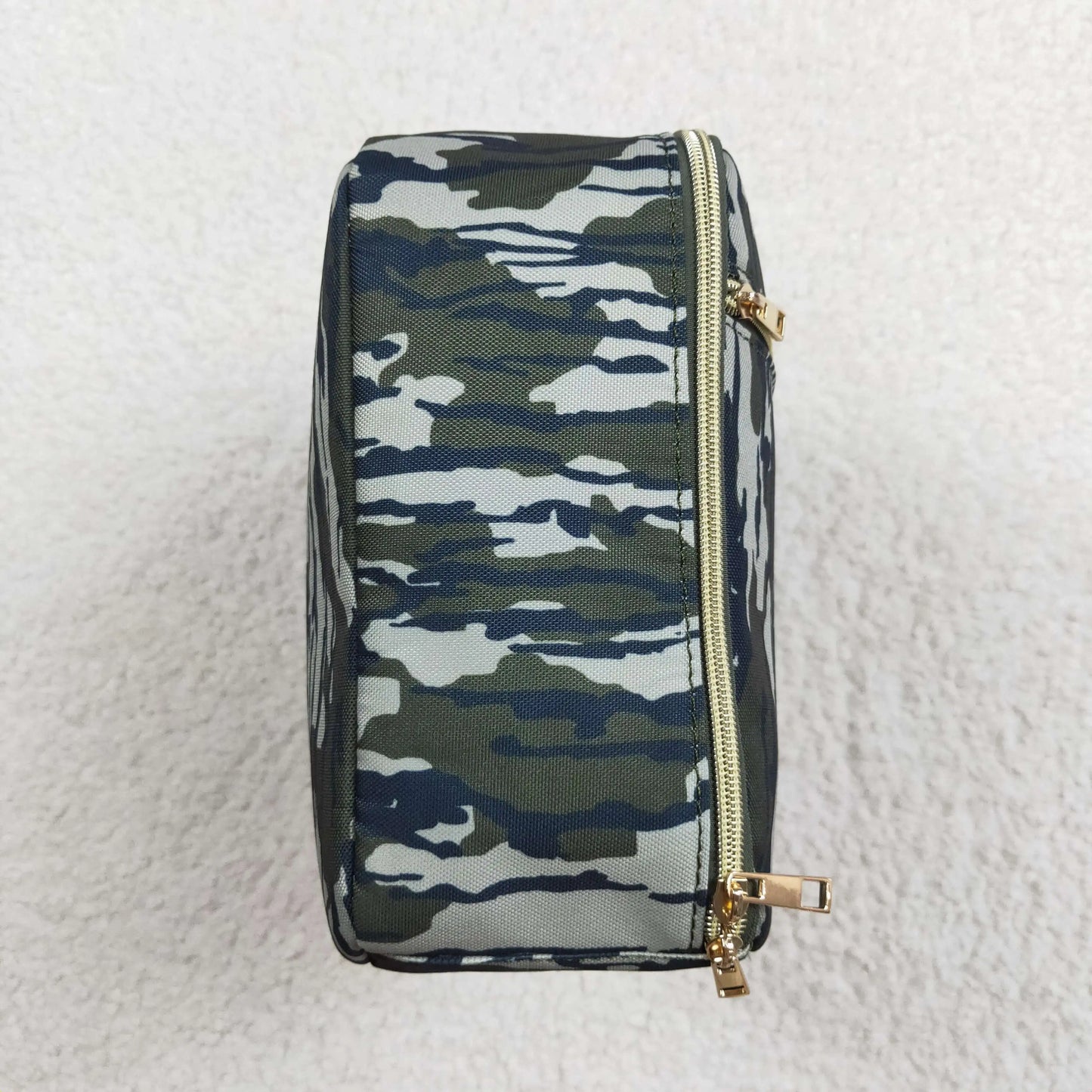 Wholesale hot sale kindergarten Army green camouflage meal bag lunch box bag for children outdoor portable children's schoolbag