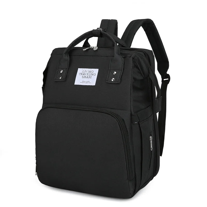 Waterproof Diaper Bags for Travel with Insulated Milk Bottle Pocket, Large Capacity and Stroller Straps