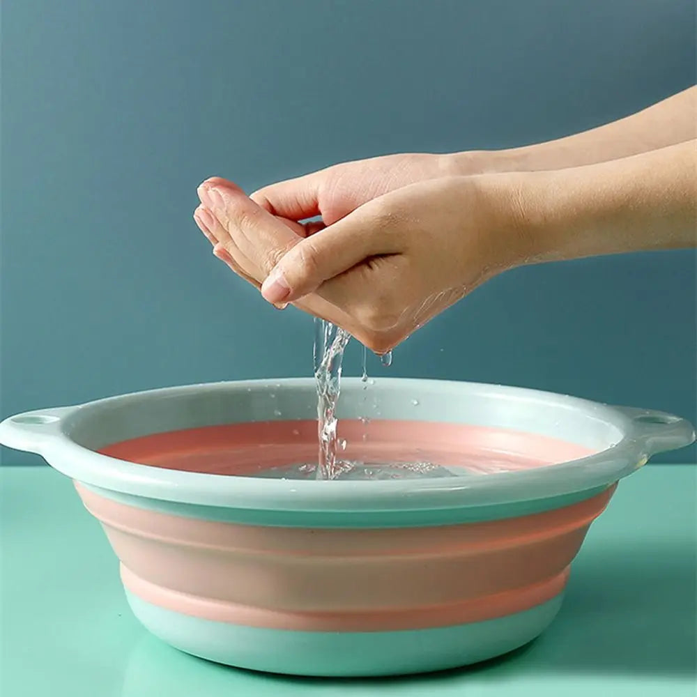 Children Foldable Large Washbasin Dormitory Household Baby Wash Face Basin Portable Baby Bath Tub Newborn Nursing Supplies