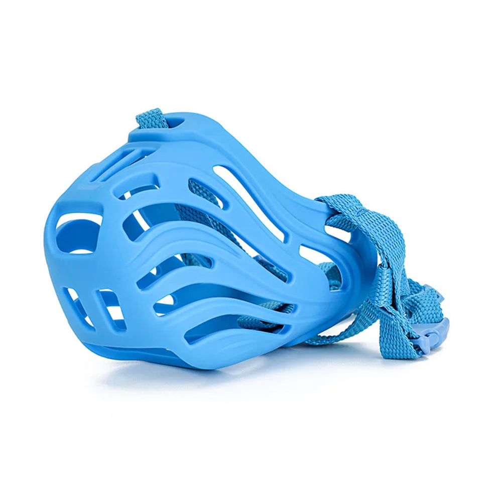 Dog Muzzle Adjustable Mesh Strong Basket Soft Dog Mouth Muzzles Anti-bite Pet Training Accessories Pet Supplies Small&Large Pet