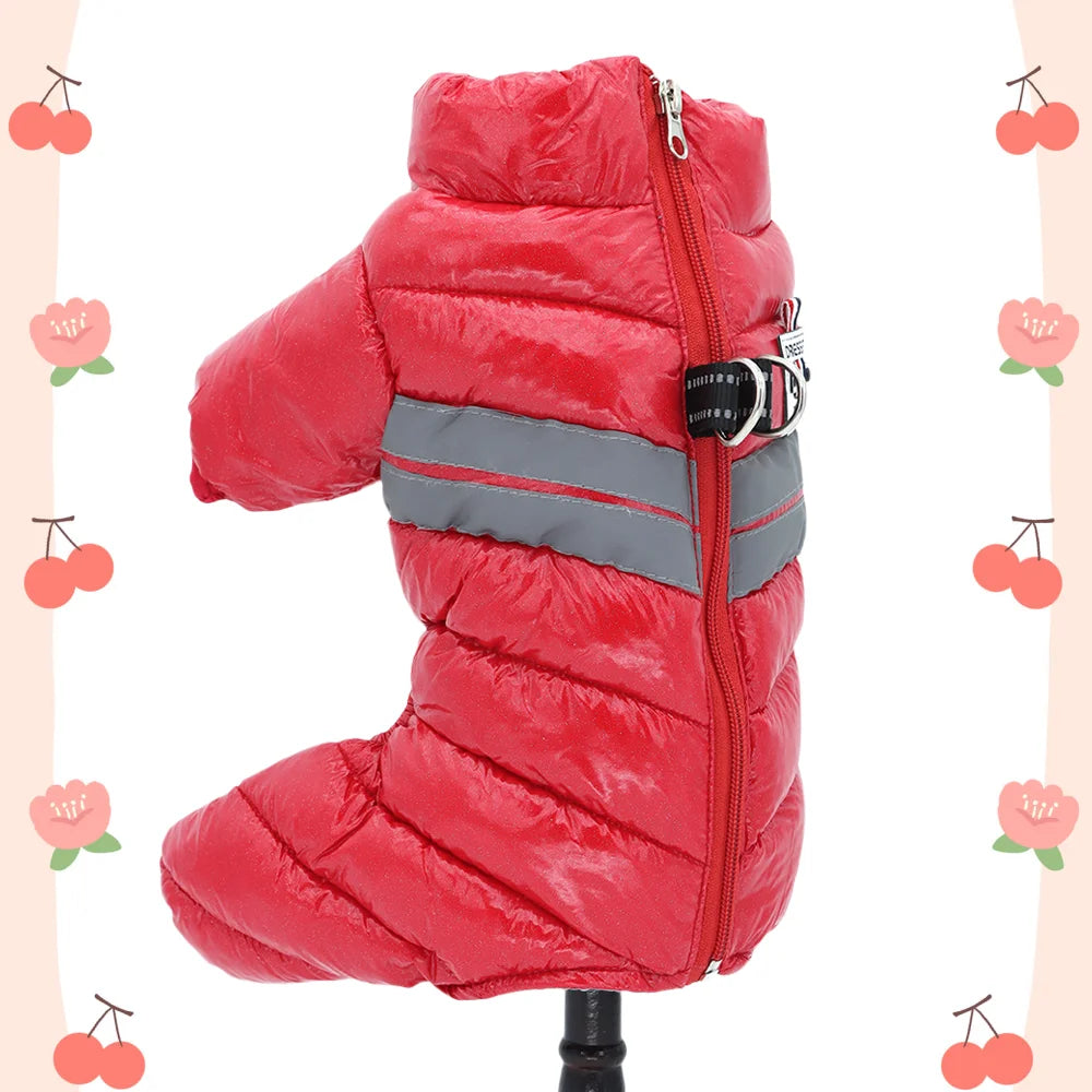 Winter Pet Dog Clothes Super Warm Jacket Thicker Cotton Coat Waterproof Small Dogs Pets Clothing For French Bulldog Puppy