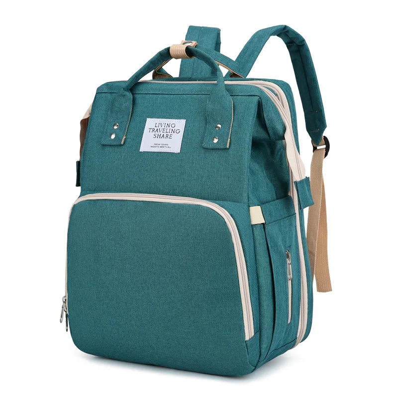 Waterproof Diaper Bags for Travel with Insulated Milk Bottle Pocket, Large Capacity and Stroller Straps