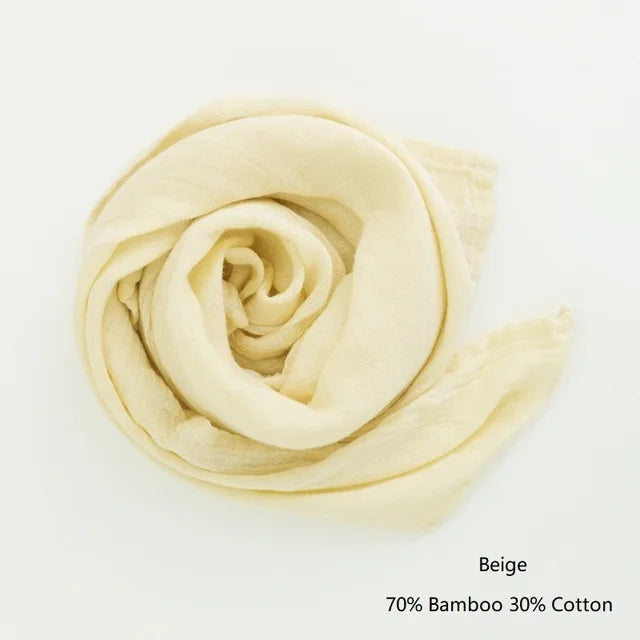 Organic Cotton/Bamboo Cotton Muslin Swaddles Wrap Burpy Towel Scarf Bibs Muslin Baby Blankets Newborn Diaper Pielucha 60*60cm