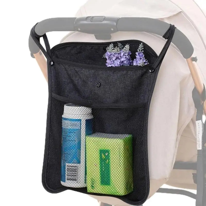 Baby Stroller Bag Hanging Net Big Bags Portable Baby Umbrella Storage Bag Pocket Cup Holder Organizer Universal Useful Accessory