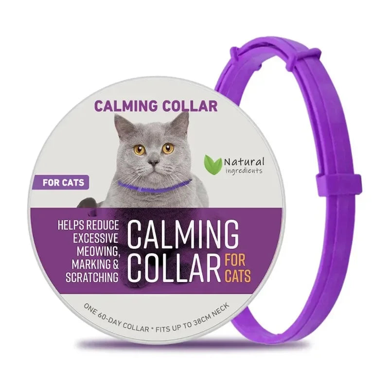 Kitten Calming Collar for Cats Dogs Calming Collar Anxiety Relief Lasts 60 Days Pheromone Collar for Cats Pet Calming Necklace