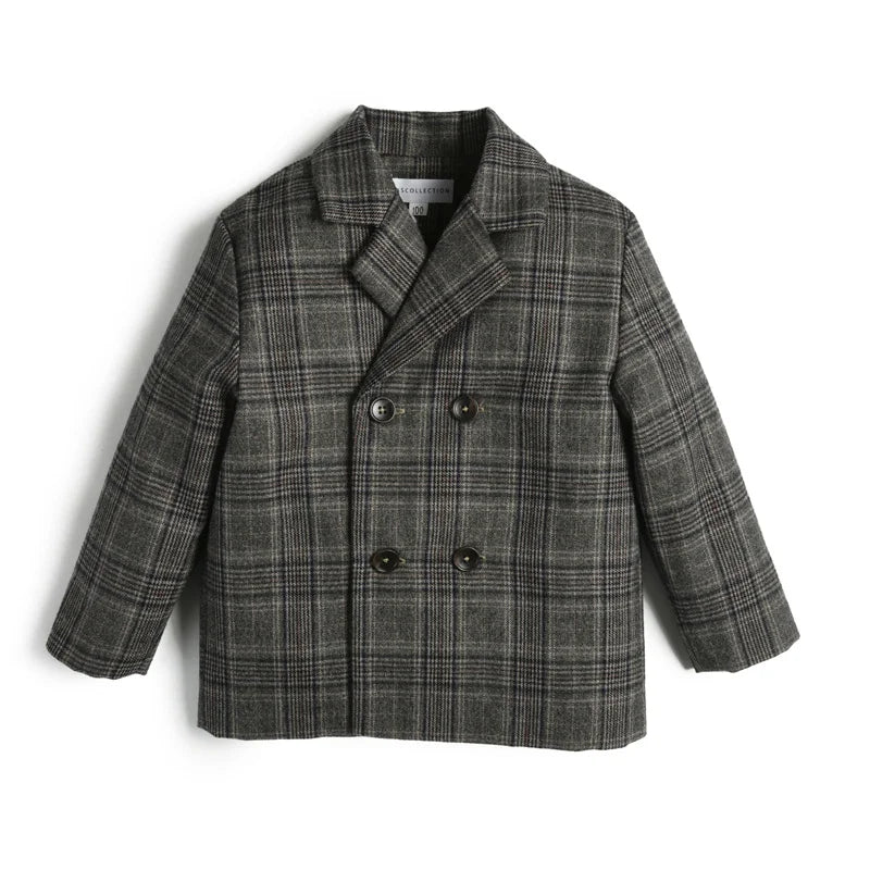 AS AW23 Plaid Shabbos Collection Boys Girls Matching Clothes Baby Children Plaid Outfits Blazer Skirt Romper Pants Holiday