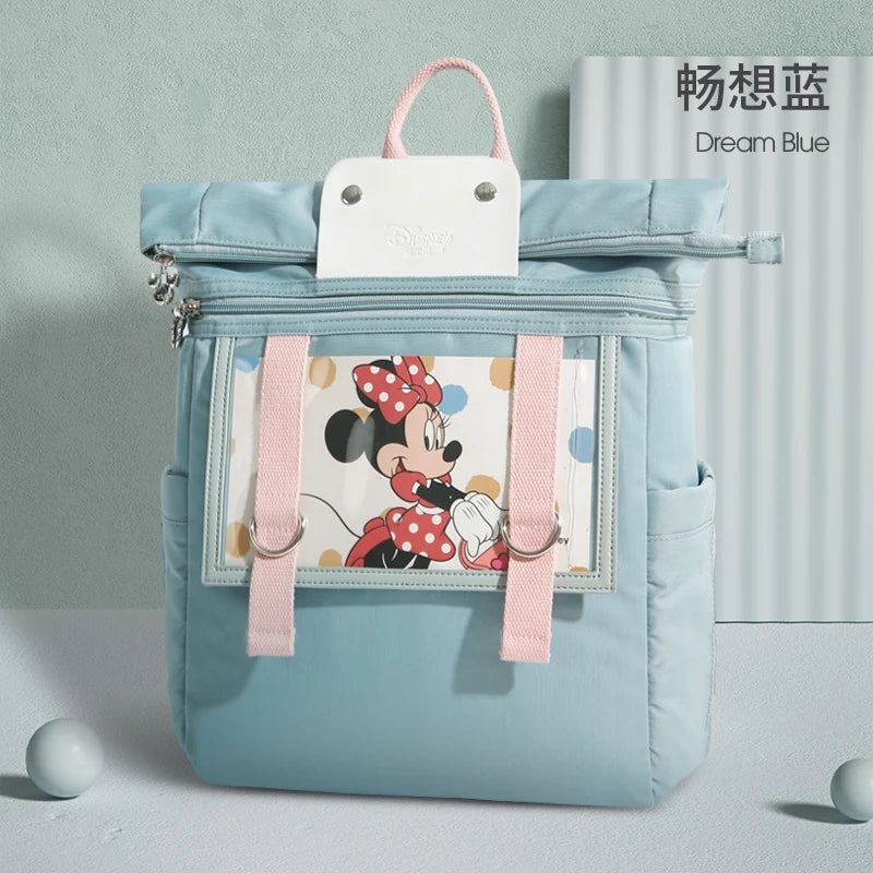 Disney Baby Diaper Bag Backpack Mother Maternity Travel Stroller Nappy Backpack Large Capacity Mummy Nursing Bag For Baby Care