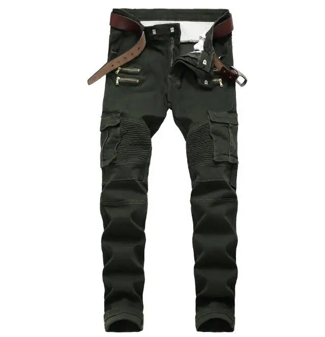 Plus Size Men's Jeans 3D Digital Print Stretch Denim Pants Blue Black White Trousers Men Fashion Slacks 28-34 36 38 40 42