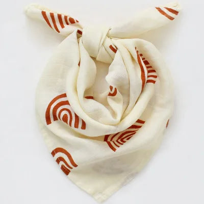 Cotton Baby Swaddle Newborn Muslin Swaddle Blanket for Girls & Boys Soft Baby Bath Towel Cute Infants Baby Bibs