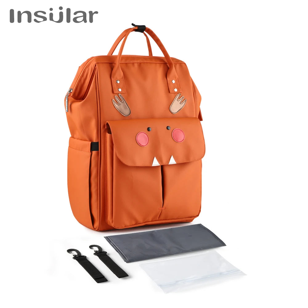 Insular Baby Diaper Backpack Bag Mummy Maternity Nappy Stroller Bag Large Capacity Baby Bag Travel Backpack Designer Nursing Bag