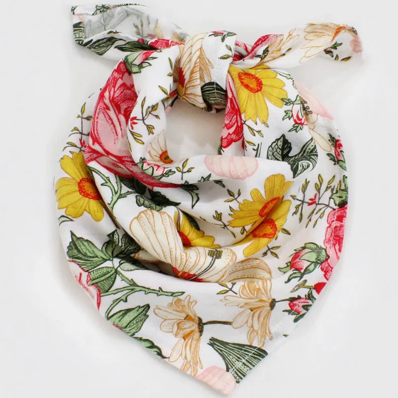 Hot sale Baby Blankets Newborn Soft Organic Cotton Baby Bibs Muslin Swaddle Wrap Feeding Burp Cloth Towel Scarf Baby Stuff