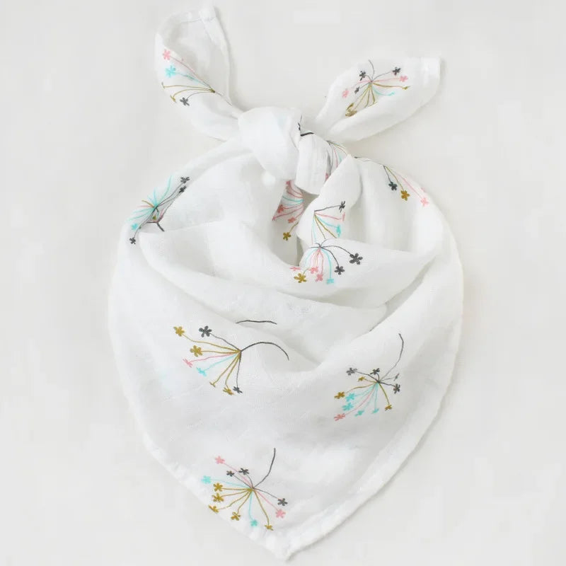 60*60cm Muslin Bamboo Cotton Baby Blanket Baby Newborn Blankets Newborn Swaddle Wrap Burp Cloths Towel Pielucha dropshipping