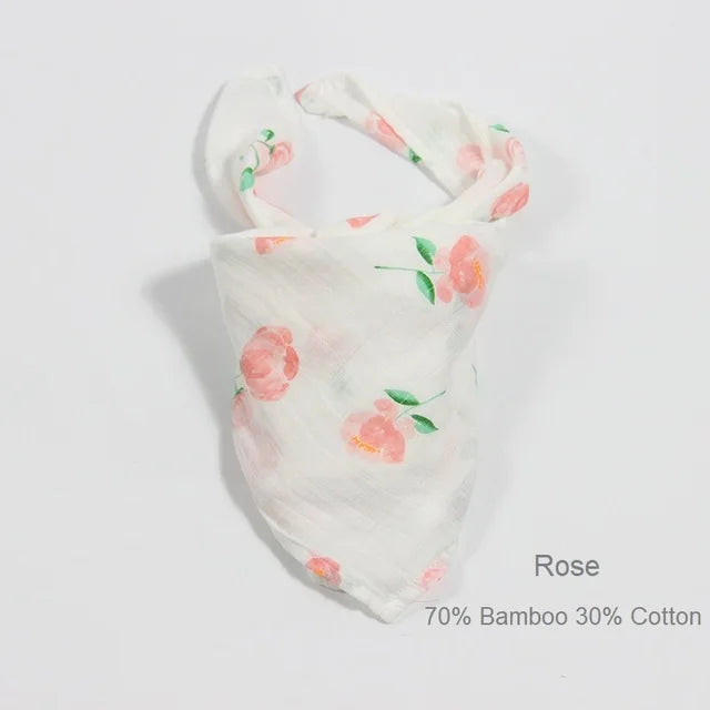 Organic Cotton/Bamboo Cotton Muslin Swaddles Wrap Burpy Towel Scarf Bibs Muslin Baby Blankets Newborn Diaper Pielucha 60*60cm