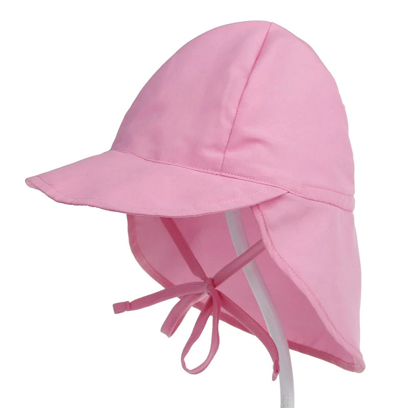 Brand Baby Kids Swimming Cap Summer Cartoon Sun Protection Beach Sun Hats Waterproof for Boys Girls Children Outdoor Hat