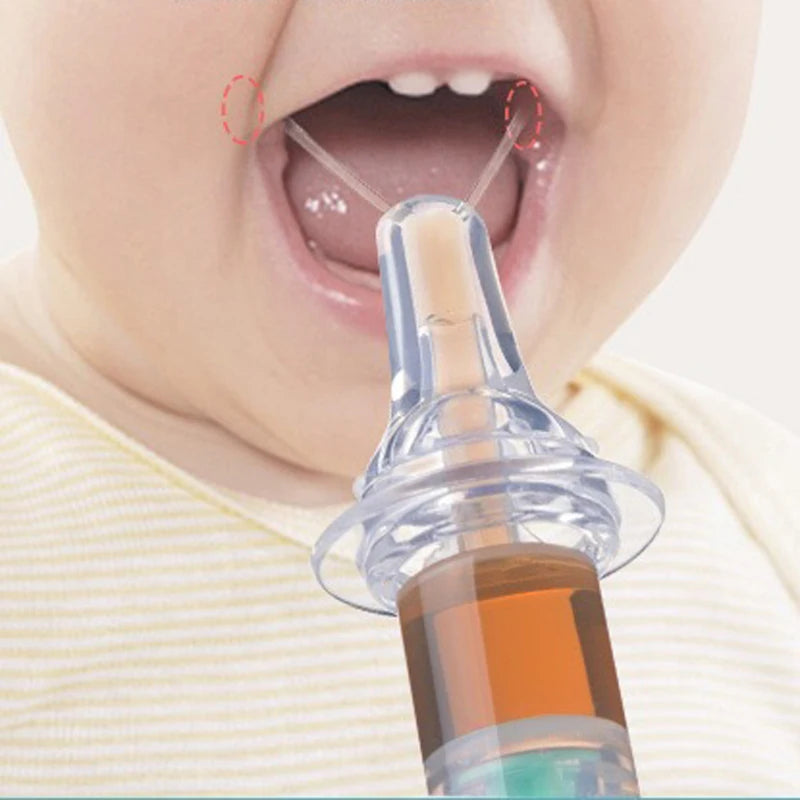 Baby smart medicine dispenser Needle Feeder Squeeze Medicine Dropper Dispenser Transparent Pacifier Kids Infant Feeding Utensils