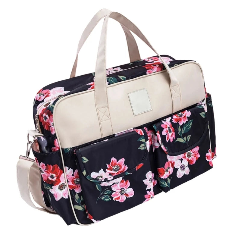 multifunctional Baby Gear Bag Bag Adjustable Straps Nursery Organizes Large Capacity