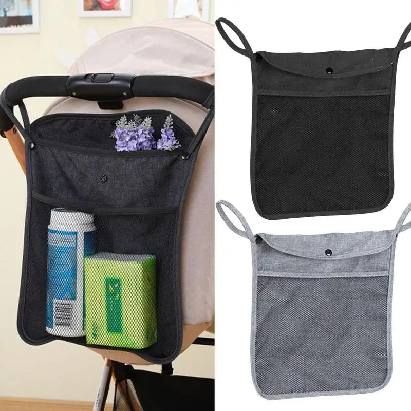 Baby Stroller Bag Hanging Net Big Bags Portable Baby Umbrella Storage Bag Pocket Cup Holder Organizer Universal Useful Accessory