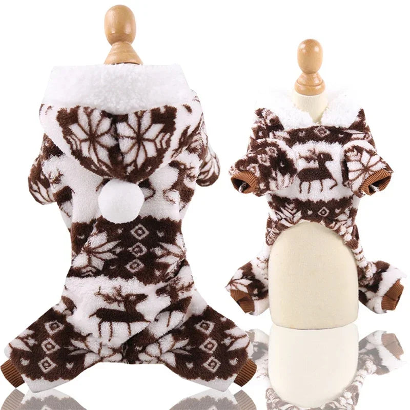 Soft Warm Pet Dog Jumpsuits Clothing for Dogs Pajamas Fleece Pet Dog Clothes for Dogs Coat Jacket Chihuahua Yorkshire Ropa Perro