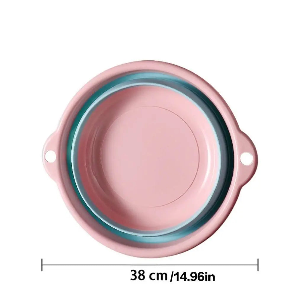Children Foldable Large Washbasin Dormitory Household Baby Wash Face Basin Portable Baby Bath Tub Newborn Nursing Supplies