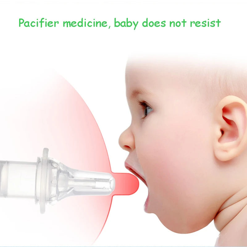 Baby smart medicine dispenser Needle Feeder Squeeze Medicine Dropper Dispenser Transparent Pacifier Kids Infant Feeding Utensils