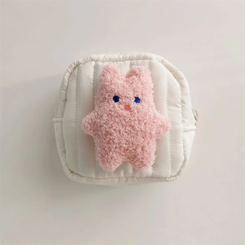 Plush Little Animal Basg Storage Portable Sewing Sanitary Napkins Organiser Case Container Travel Small Item Bag