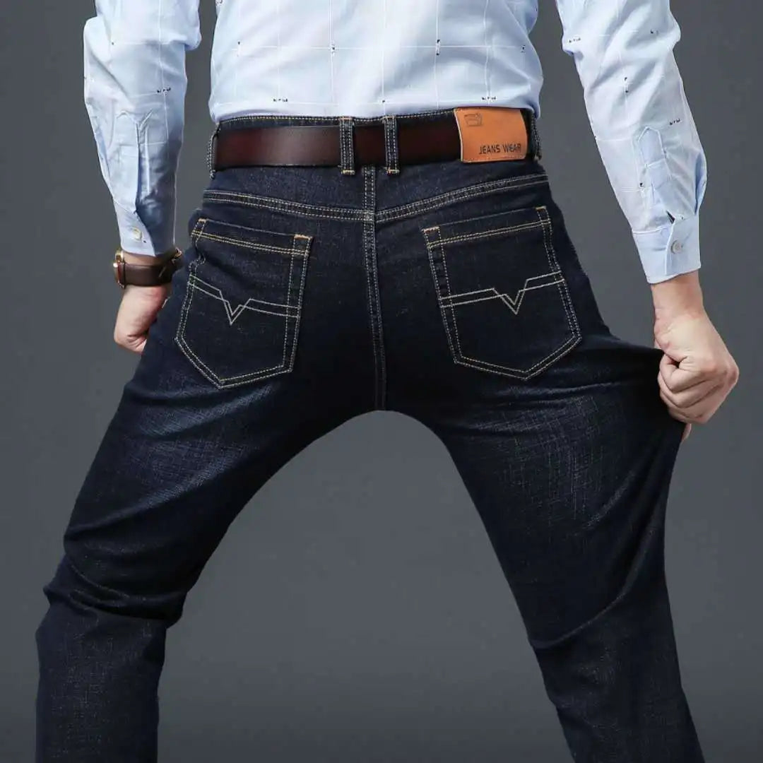 Designer Clothes Men Autumn Korean Fashion Men Elastic Stretch Tight Fit Versatile Youth Slim Male Skinny Jeans Pants Trousers