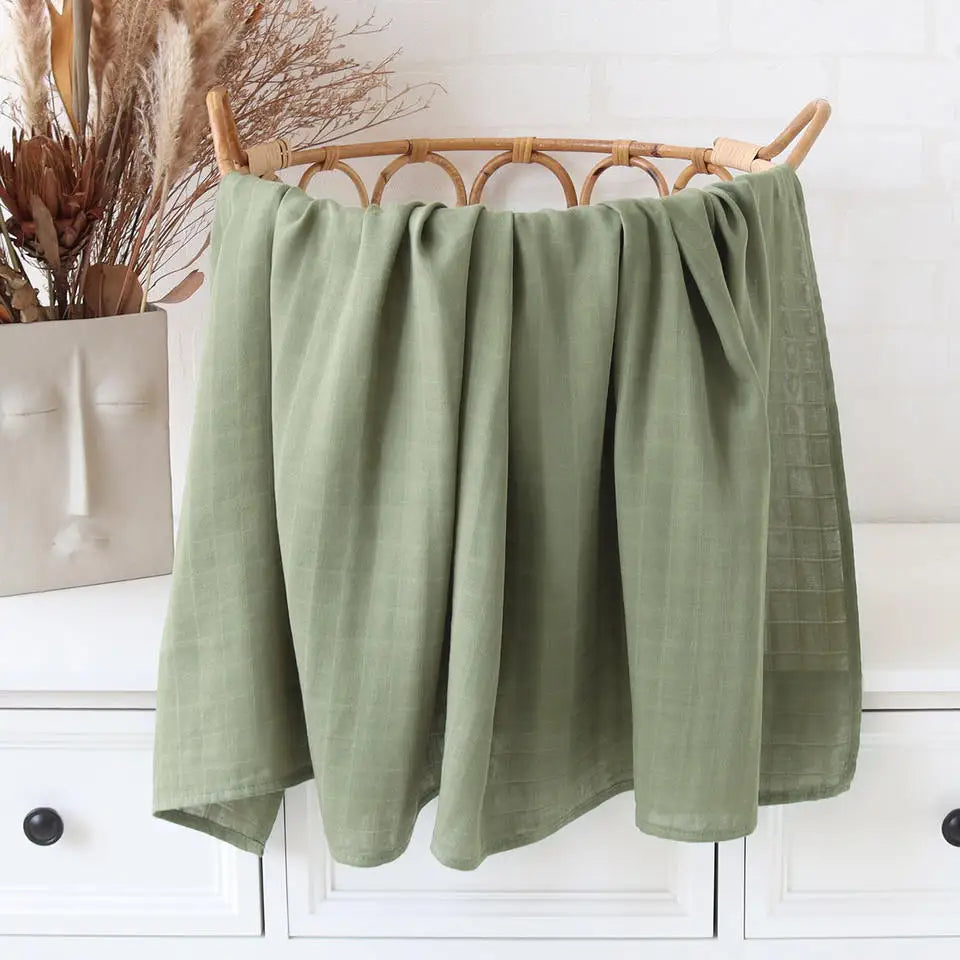 Bamboo Baby Blanket Newborn Swaddle Baby Stuff Mushroom Muslin Blanket Organic Cotton Baby Nursery Infant Receiving Blanket