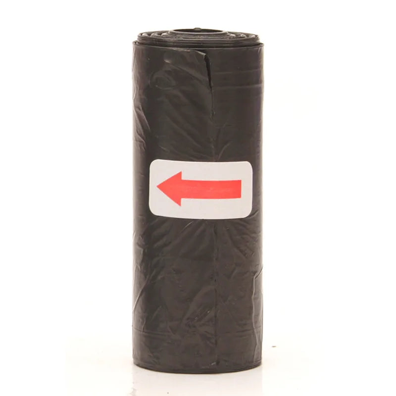 1 Roll Pet Poop Bags Disposable Dog Waste Bags Bulk Poop Bag Dispenser Bags with Paw Prints Garbage Bag