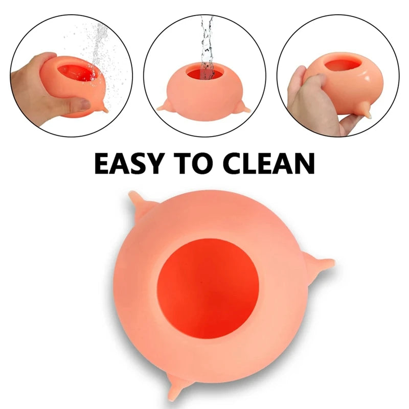 Silicone 3 Teats Simulation Nipples Pet Feeder Bubble Milk Bowl Feeder Newborn Kittle Puppy Nursing Drink Food Dispenser