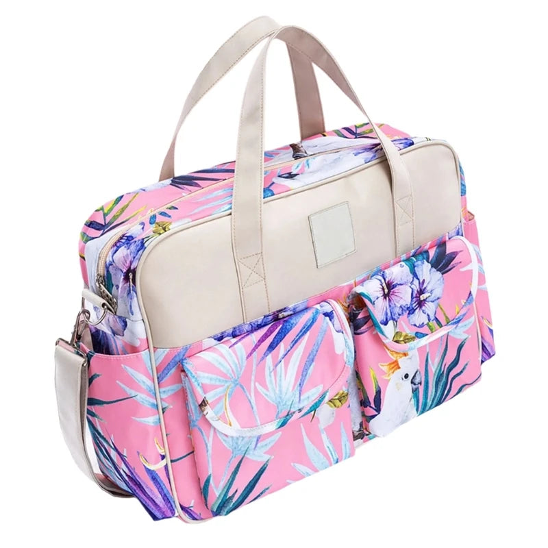 multifunctional Baby Gear Bag Bag Adjustable Straps Nursery Organizes Large Capacity