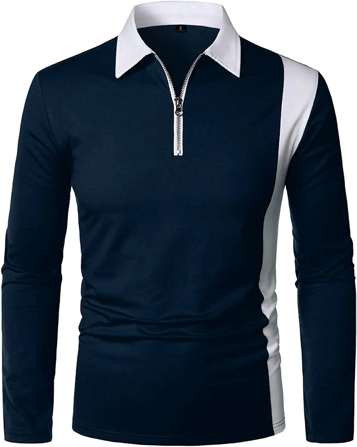 2023 New Trend Men's Fashion Lapel Shirt Long Sleeve Casual Sport T-shirt Tops Men Clothing