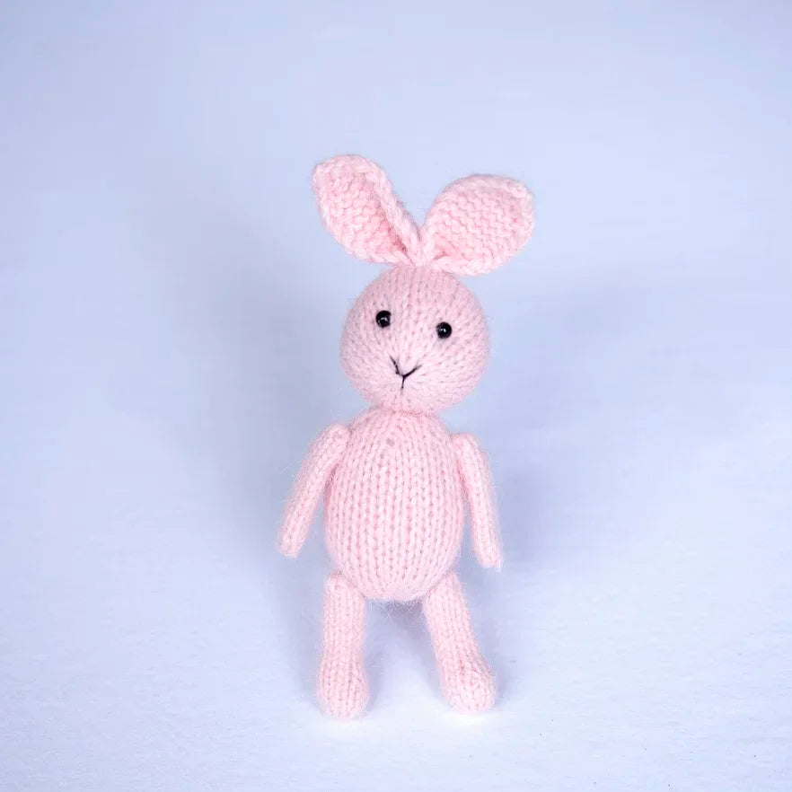 Newborn Photography Props Handmade Dolls Knitted Rabbit Bear Baby Photography Studio Accessoires