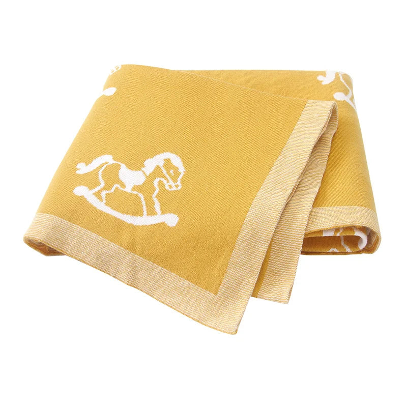 Baby Blankets Breathable Newborn Boy Girl Swaddle Wrap Receiving 100*80cm Infant Cotton Knitted Stroller Bassinet Nursery Quilts