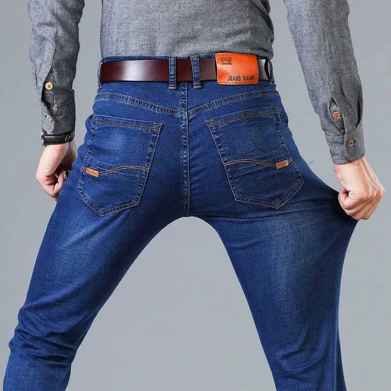 Designer Clothes Men Autumn Korean Fashion Men Elastic Stretch Tight Fit Versatile Youth Slim Male Skinny Jeans Pants Trousers