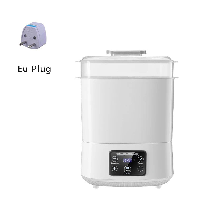 Baby Feeding Bottle Warmer & Sterilizers & Dryer Heater Electric Steam Bottle Sanitizer Large Bottle Steamer with Touch Screen
