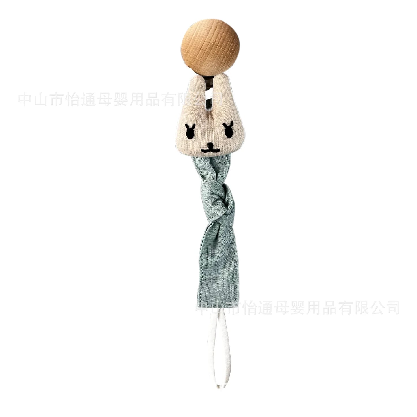 Infant Newborn Cotton Wooden Pacifier Chain Holder for Pacifier Baby Pacifier Clip Nipple Soother Dummy Holder Attache Tetine
