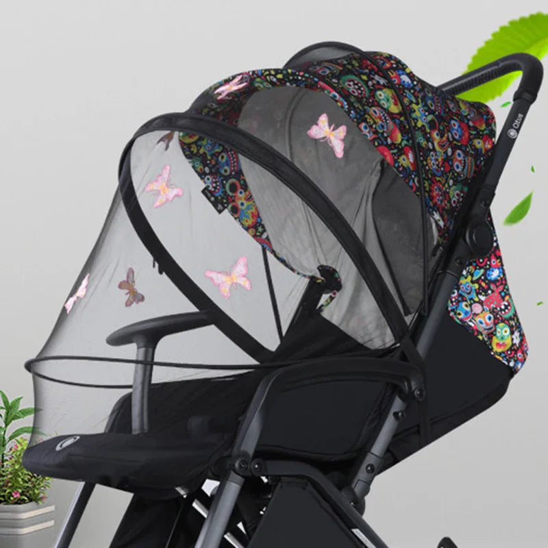 Buggy Mosquito Net For Cybex Mios Eezy Priam Balios Prams Insect Net With Zipper Baby Stroller Crib Bed Accessories
