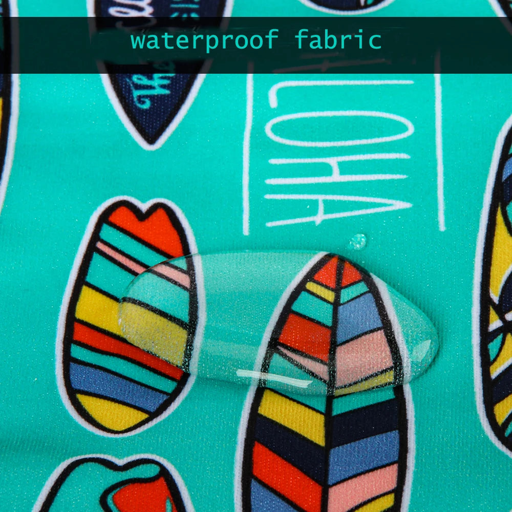 1Pcs 25x20cm Diaper Bag Baby Nappy Bag Wet Bags Waterproof Reusable Wet Bag Printed Pocket Nappy Bags PUL Travel Wet Dry Bags
