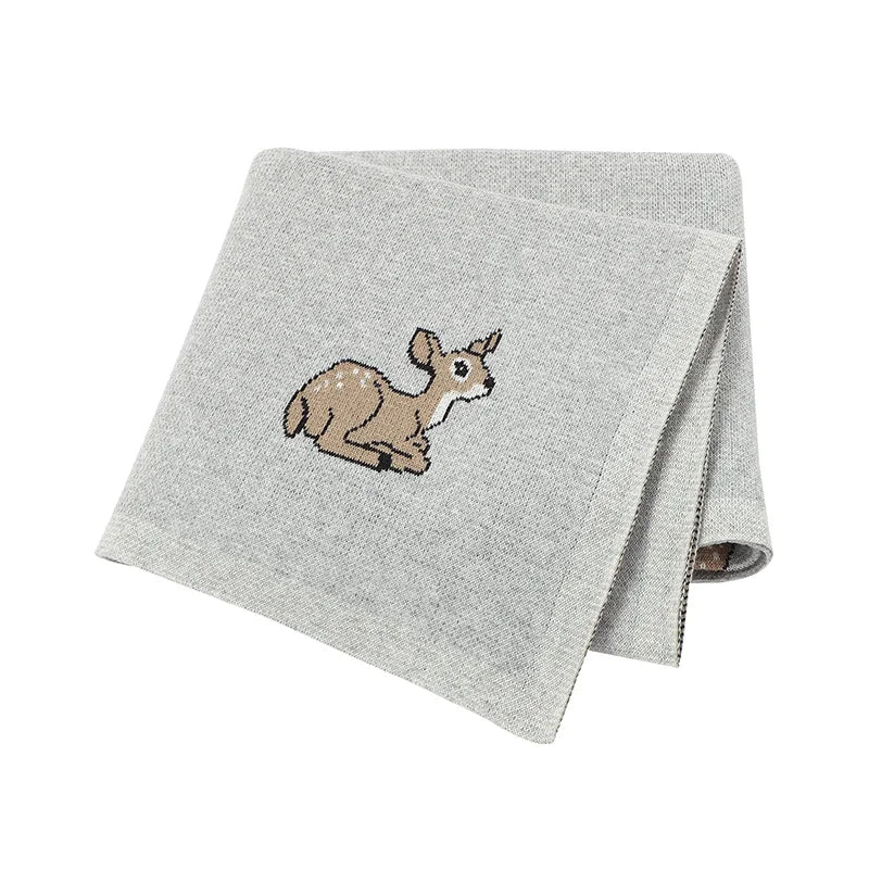 Baby Blankets Breathable Newborn Boy Girl Swaddle Wrap Receiving 100*80cm Infant Cotton Knitted Stroller Bassinet Nursery Quilts