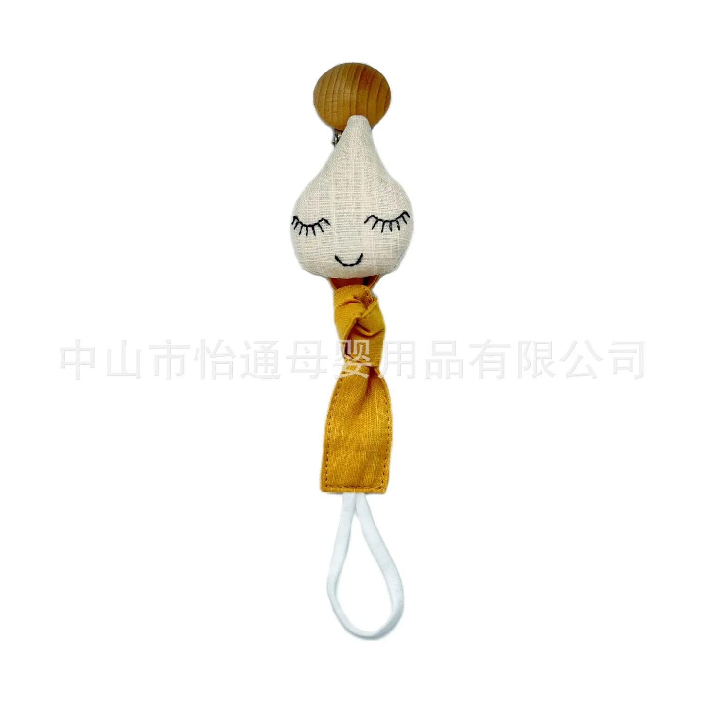 Infant Newborn Cotton Wooden Pacifier Chain Holder for Pacifier Baby Pacifier Clip Nipple Soother Dummy Holder Attache Tetine