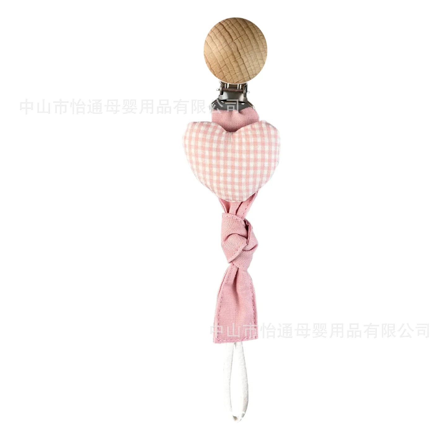 Infant Newborn Cotton Wooden Pacifier Chain Holder for Pacifier Baby Pacifier Clip Nipple Soother Dummy Holder Attache Tetine