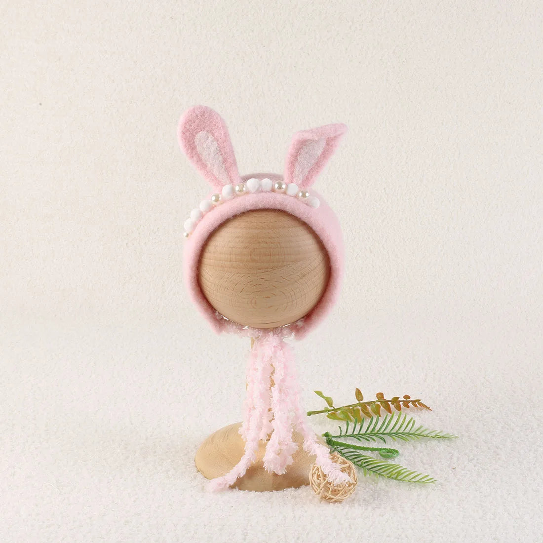 Newborn Wool Felt Deer Bonnet Girl Baby Flower Hat Newborn Photography Props Boy Baby Reindeer Hat Photo Shoot