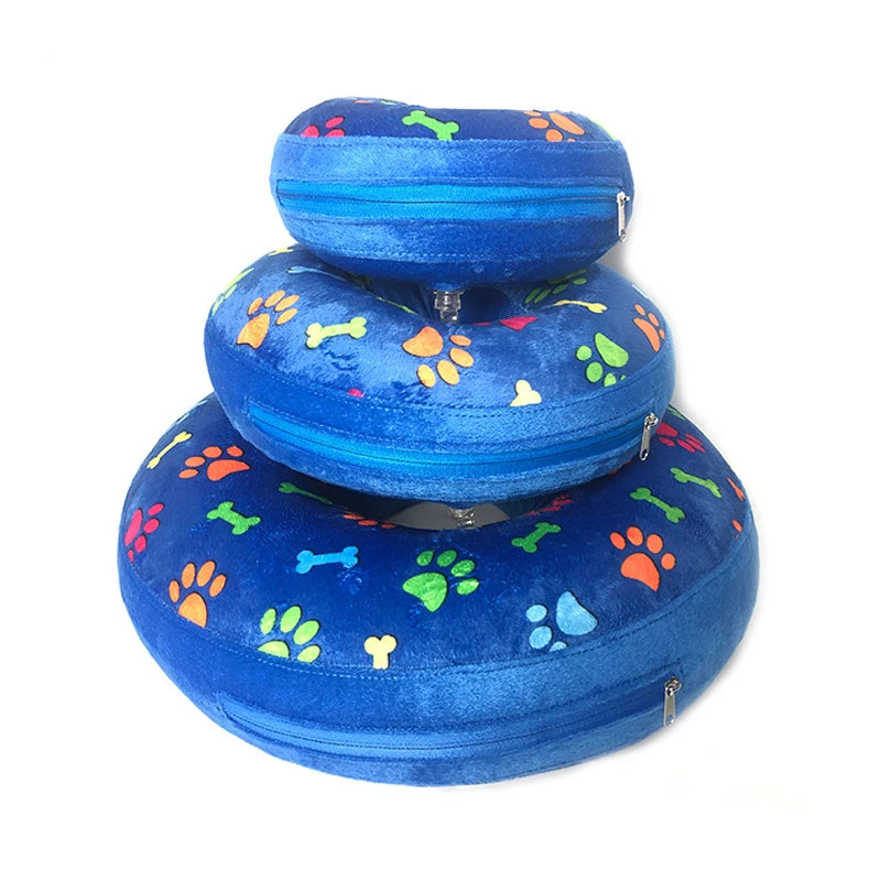 Dogs Cat Recovery Neck Wound Protective Inflatable Dog Collar Isabelino Anti-bite Injury Elizabethan Collar for Dog Accessories