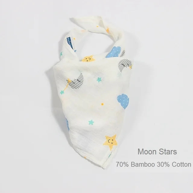 Organic Cotton/Bamboo Cotton Muslin Swaddles Wrap Burpy Towel Scarf Bibs Muslin Baby Blankets Newborn Diaper Pielucha 60*60cm