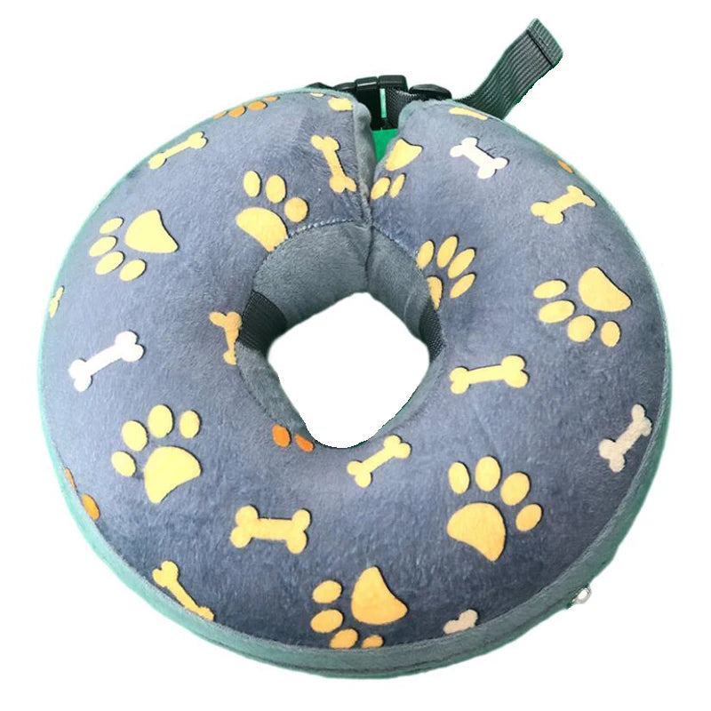 Dogs Cat Recovery Neck Wound Protective Inflatable Dog Collar Isabelino Anti-bite Injury Elizabethan Collar for Dog Accessories