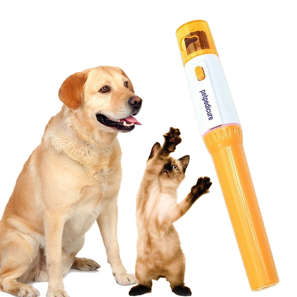 Dog Cat Electric Nail Grooming Grinder Trimmer Clipper Nail File Pet Claw File Scissor Kit Electric Pet Nail Grinder Tools