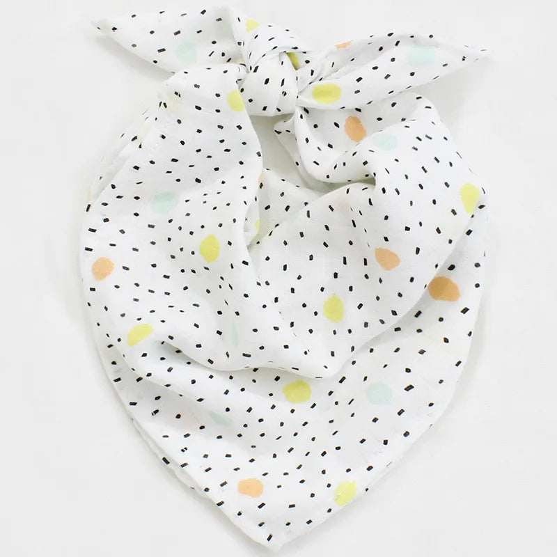 Hot sale Baby Blankets Newborn Soft Organic Cotton Baby Bibs Muslin Swaddle Wrap Feeding Burp Cloth Towel Scarf Baby Stuff