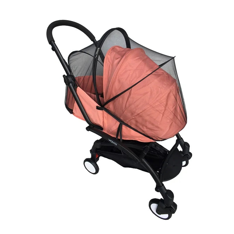 Baby Stroller Sleeping Basket Accessories Mosquito Net With Sunshade for Babyzen Yoyo Newborn Nest